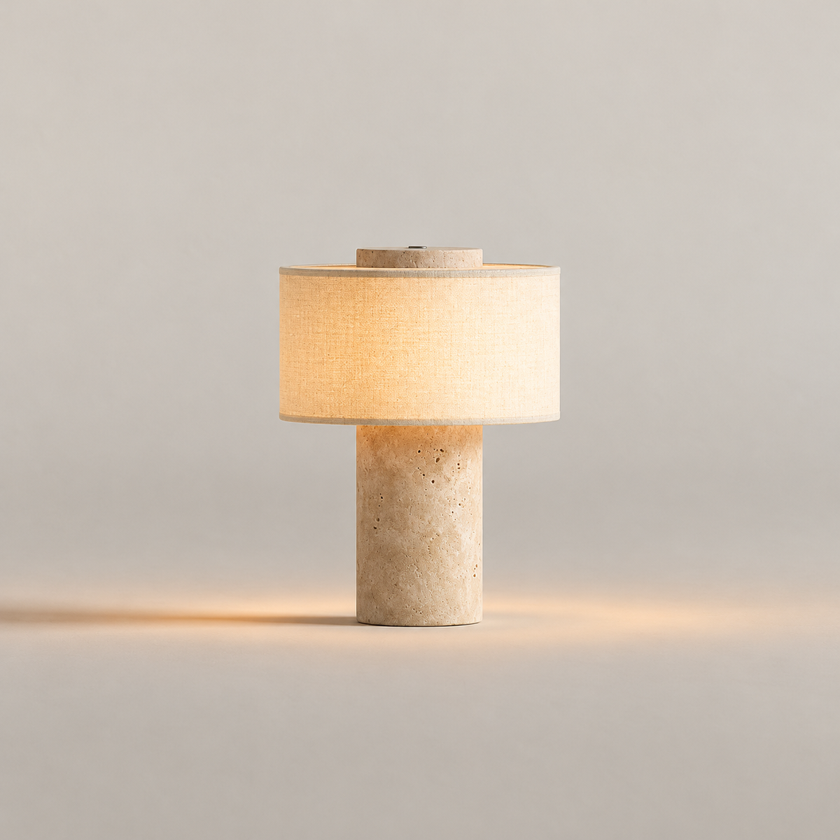Auríe Portable Lamp | Travertine