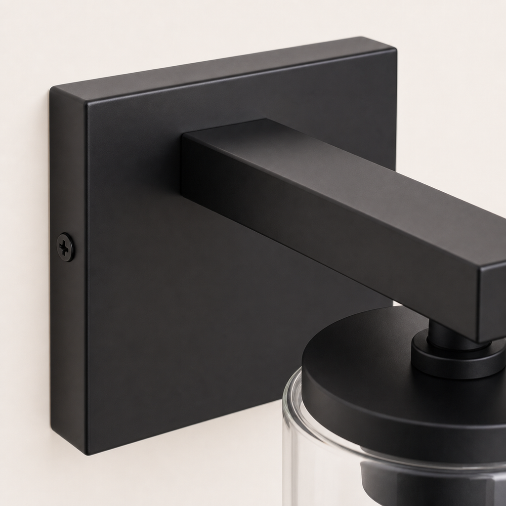 Applique de salle de bain MERIDIAN - 1 lumière — Éclairage de miroir de salle de bain résistant aux éclaboussures