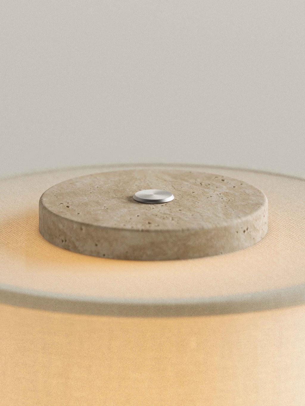 Auríe Portable Lamp | Travertine