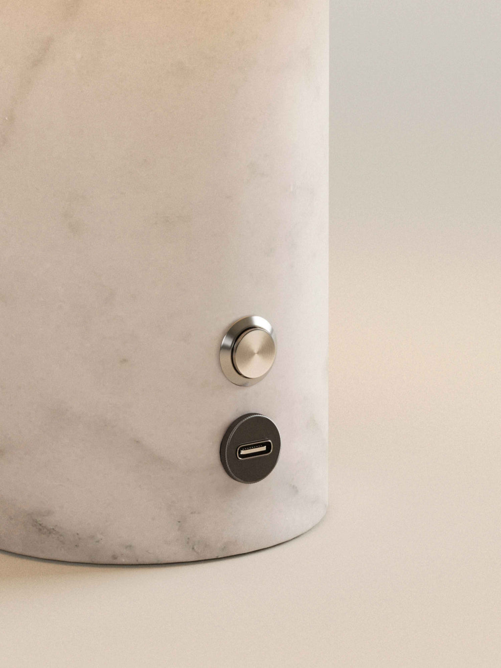 Auríe Portable Lamp | White Marble