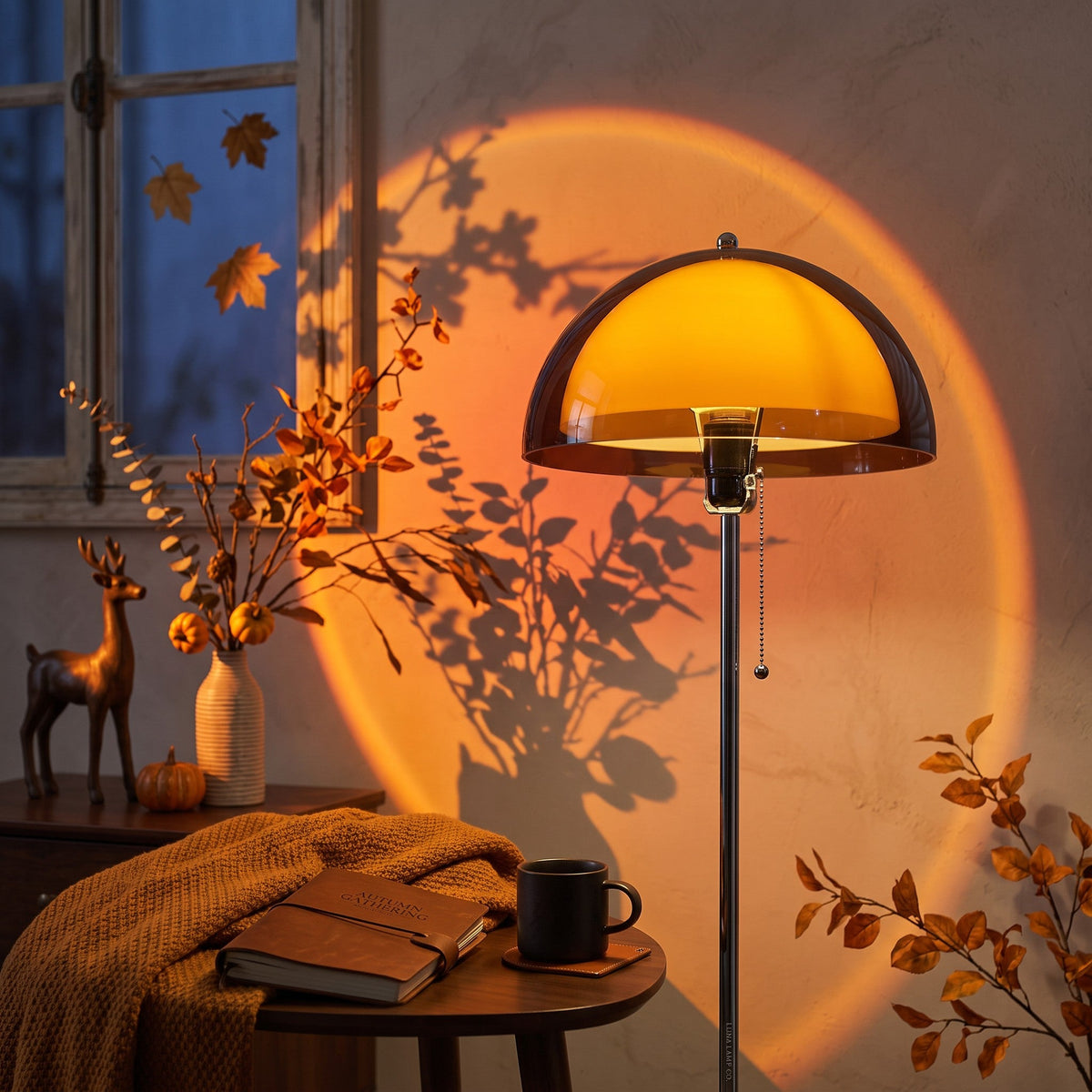 Aura Mushroom Bauhaus Floor Lamp