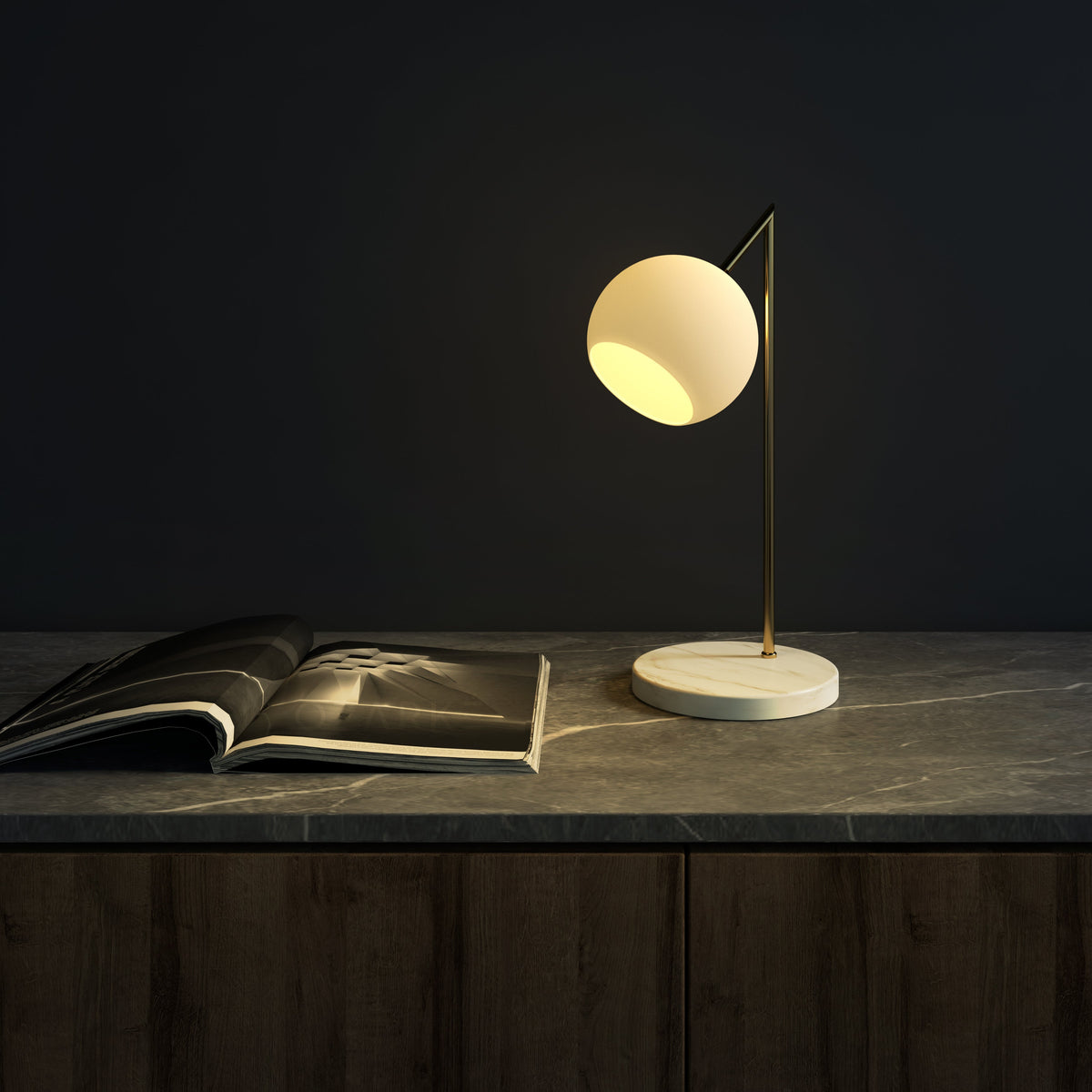 Lampe de table Serenity en marbre