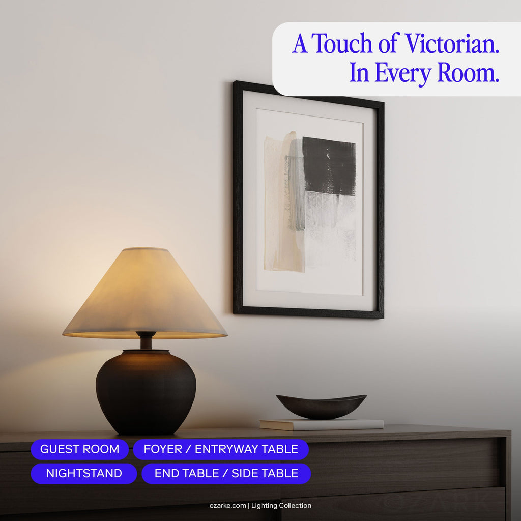 Lampe de table victorienne
