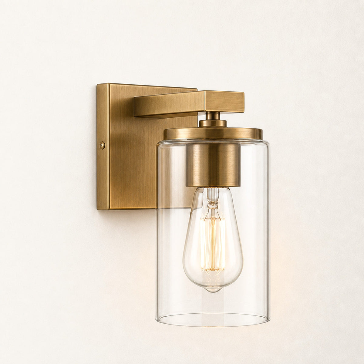 MERIDIAN Bathroom Vanity Light - 1-Light — Splash-Safe Bathroom Mirror Lighting