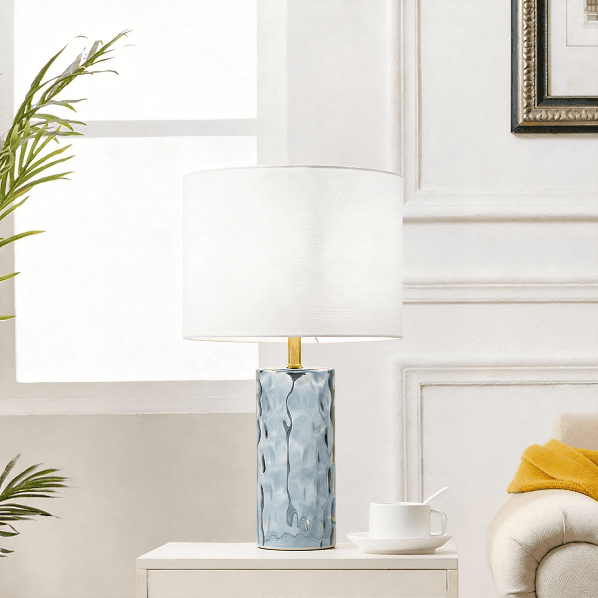 Deniz Glass Table Lamp (Set of 2)