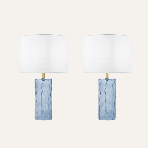 Lampe de table en verre Deniz (lot de 2)