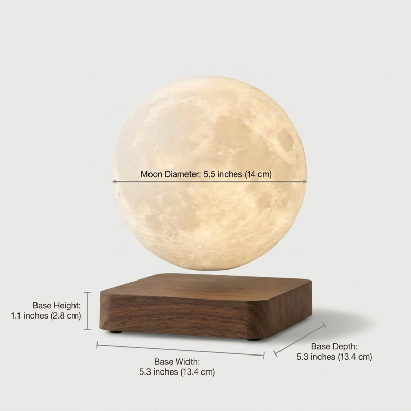 Lampe lune flottante Luna